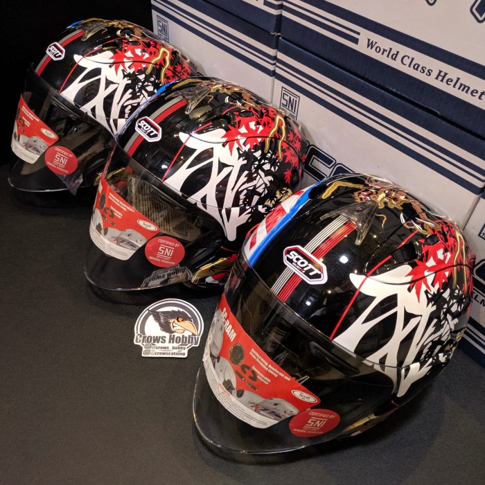 Masih Helm Scott Vz Ram Sz Ram 4 Motif Oriental V2 Bukan Tsr