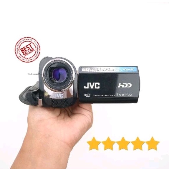 Handycam JVC GZ MG465BAG Video HD 32x Zoom Hardisk 60GB Hitam Murah