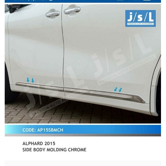 ✅Ready List Body Chrome All New Toyota Alphard 2015 Limited