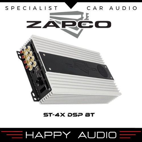 ✅New Ori Power Amplifer 4 Ch Zapco St-4X Iii With Dsp Class Ab Audio Mobil Bt Terbatas