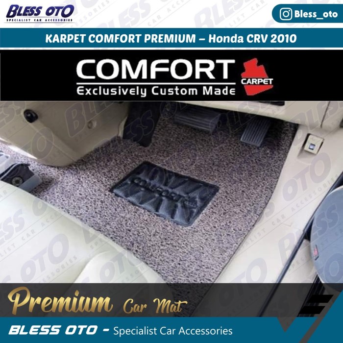 ✅New Ori Karpet Comfort Premium - Honda Crv 2010 Limited