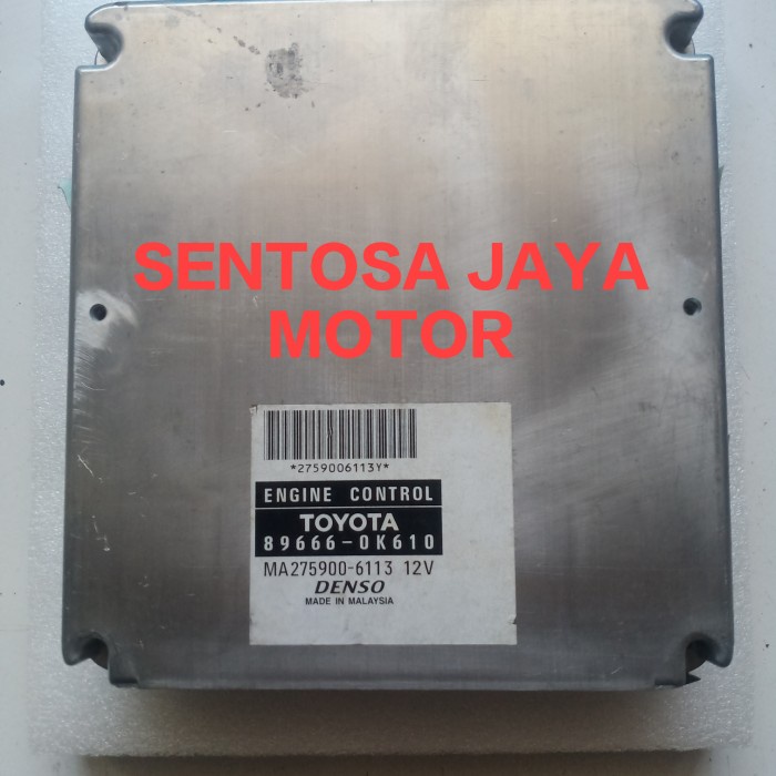 [Original] Ecu Komputer Computer Toyota Hilux Fortuner Diesel Matic 89666-0K610 Berkualitas