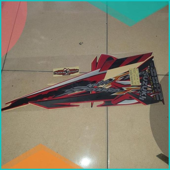Striping Satria FU 150 2008 Merah Hitam 16novz3 onderdil