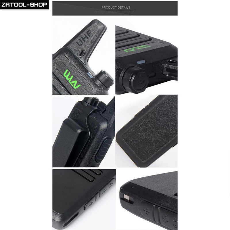 CodSpot Ht Wln Uhf Radio Dua Arah Radio C1 Walkie-Talkie 1Pcs/1 Pasangan.