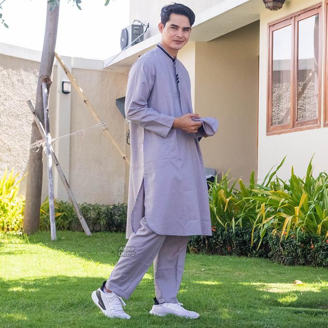 Setelan Baju Koko Pria Remaja Cowok Dewasa Turki Lengan Panjang PASHA