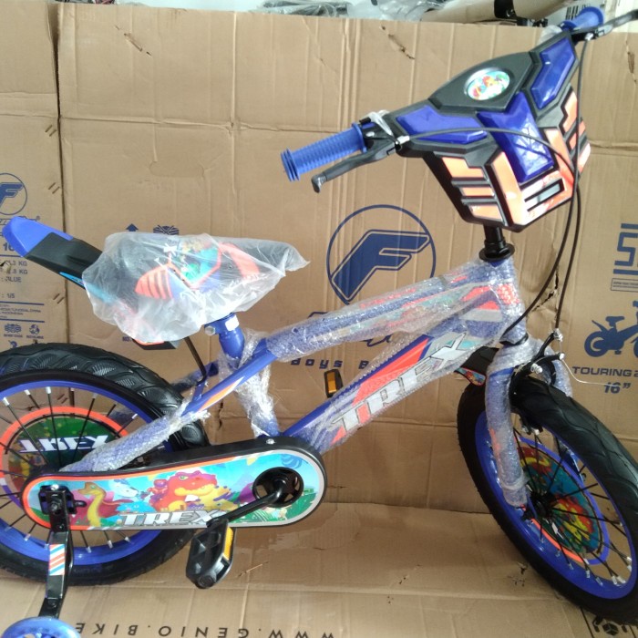 ✨Original Sepeda Anak Bmx 16 Trex Viper Musik Diskon