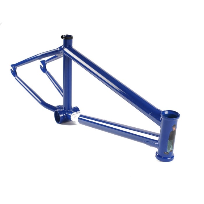 ✨Original Parts Bmx United Bike Co Autoportrait Frame - Blue Terbatas