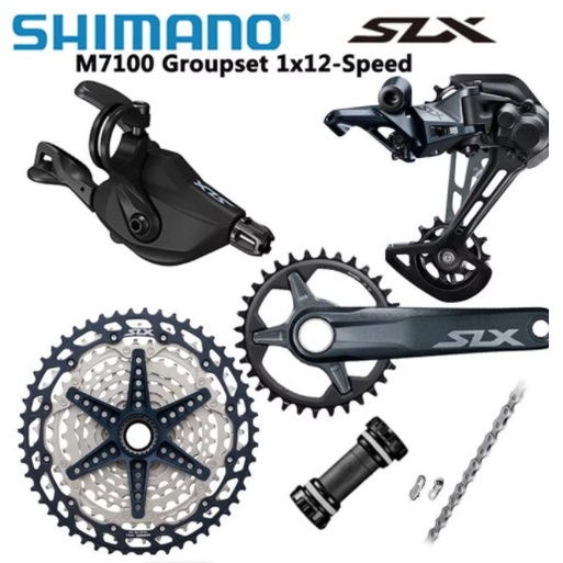 ✨Original Groupset Shimano Slx M7100 12 Speed Single Crank Ready Stock Limited Terbatas