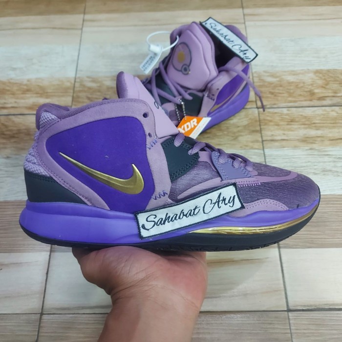 ✨Ori Sepatu Kyrie 8 Infinity Regal Purple Gold Terbaru