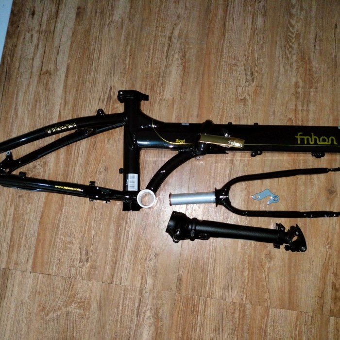 ✨Ori Frame Set Fnhon Blast Disc Brake Black Gold Limited Edition Limited