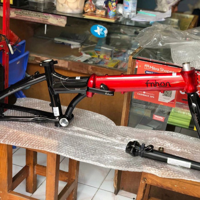 ✨Ori Frame Fnhon Blast Dua Warna Merah Dan Hitam Berkualitas