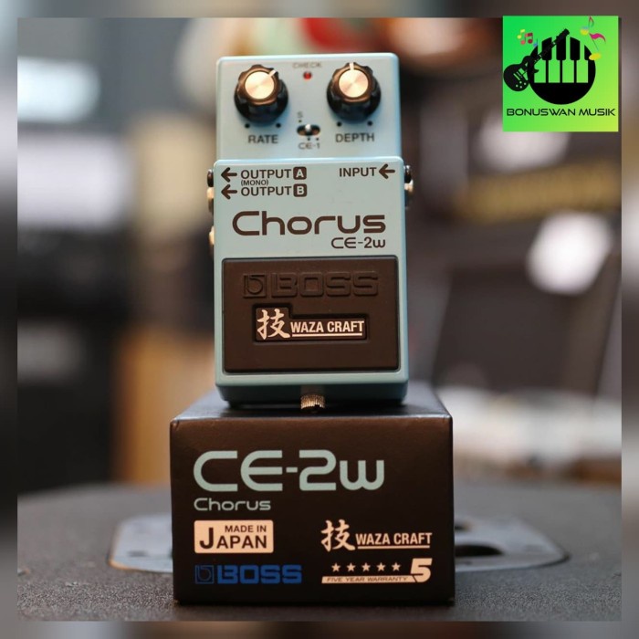 ✨Ori Efek Gitar Boss Ce-2W Chorus Whaza Craft Limited
