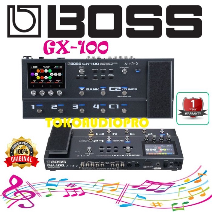 ✨Ori Boss Gx100 Multieffect Guitar Pedal Efek Gitar Boss Gx-100 Diskon