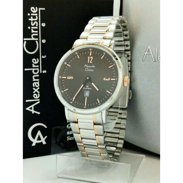 ✨Termurah Alexandre Christie Ac8499 / Ac 8499 Kombinasi Rosegold Jam Tangan Man Terbaru