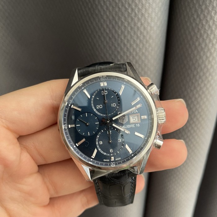 ✨Termurah Tag Heuer Carrera Calibre 16 Blue New 2022 Fullset Box  Paper Terbaru