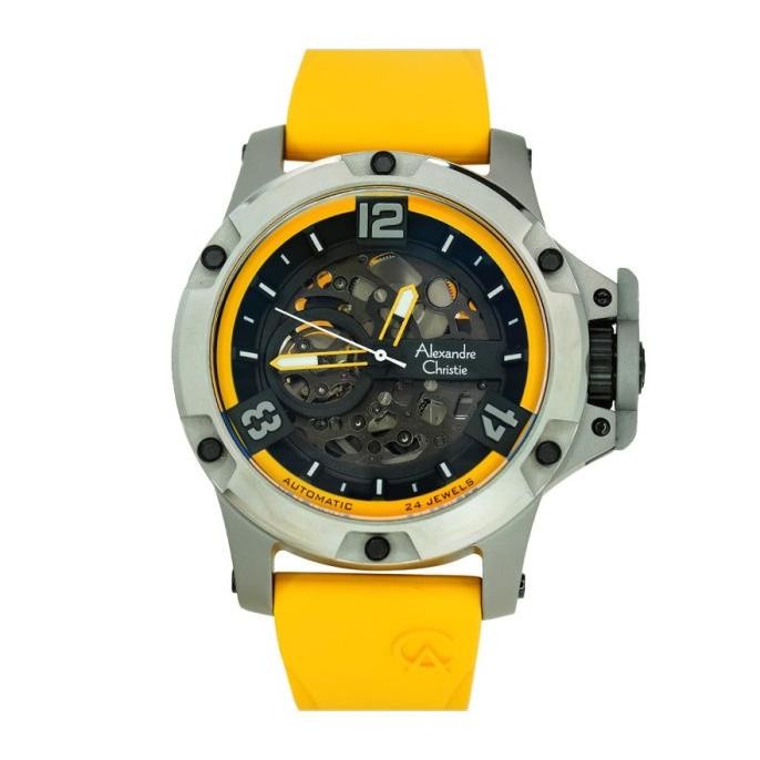 ✨Termurah Alexandre Christie 6295Mt Kuning Automatic Limited Edition Original Limited