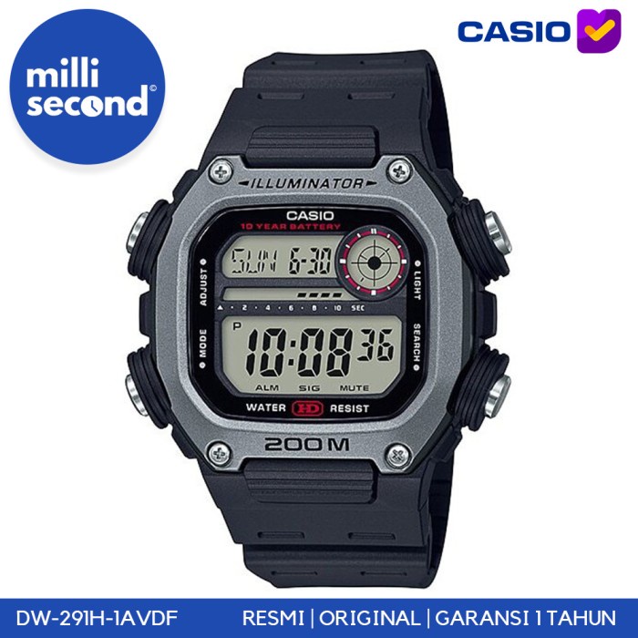 ✨Ready Casio General Dw-291H-1Avdf/Dw291H-1Av Original  Garansi Resmi Berkualitas