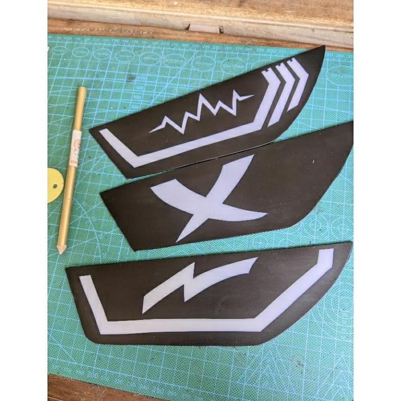 Viral Lazy Eyes Vario LED New , Lazy only tanpa lampu, bisa riquest nama atau motif Terlaris