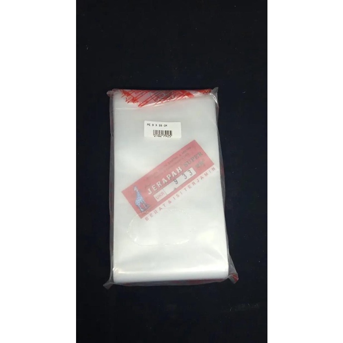 ~@~@~@~@] PLASTIK ES BATU/PLASTIK ES CAP JERAPAH/KANTONG PLASTIK PE 9 X 33 CM