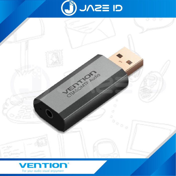 Vention S19 USB Sound Card External Adapter for Windows Mac Linux