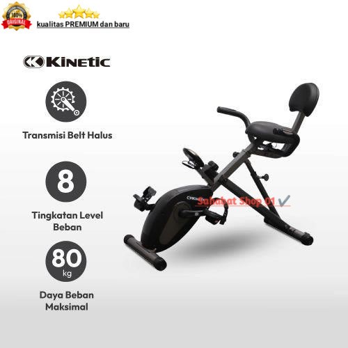 Kinetic Sepeda Statis Adjustable NS-658Y - Alat Fitness Indoor Berkualitas