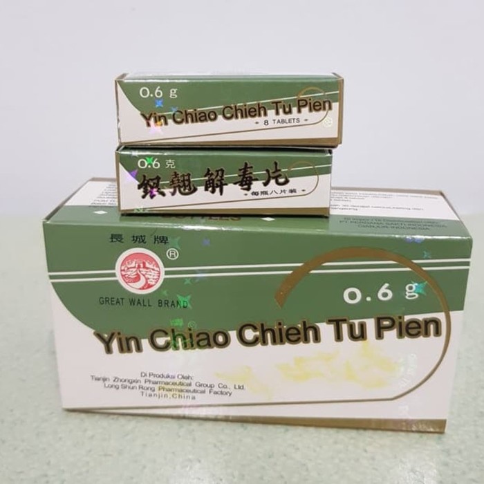

cusss order] Yin Chiao Chieh Tu Pien [Per Botol Kecil] - Pereda Pilek dan Batuk