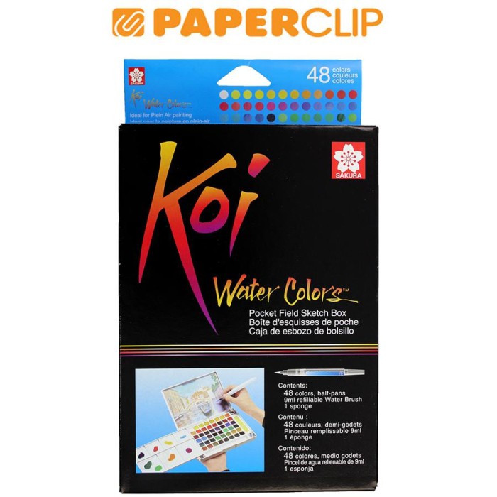 

Promo Water Color Set Xncw48N Koi Sakura 48 Color