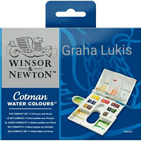 

Promo Winsor&Newton Cotman Water Colour Compact Set 14 Colours
