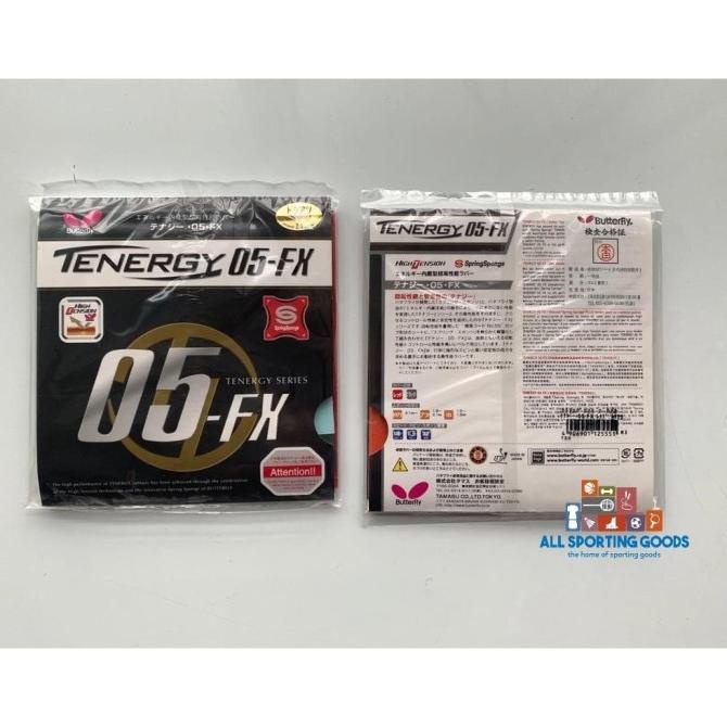 Karet Pingpong Tenis Meja Butterfly Tenergy 05 FX Grade Ori Import