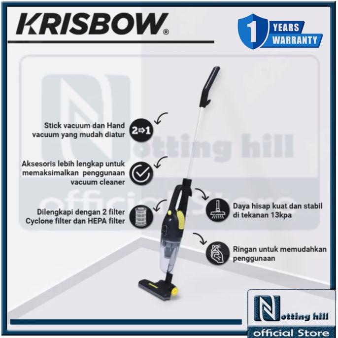 Vacuum Cleaner Krisbow 2 In 1 / Krisbow Vacuum Cleaner Hand Stick Rainkoshi