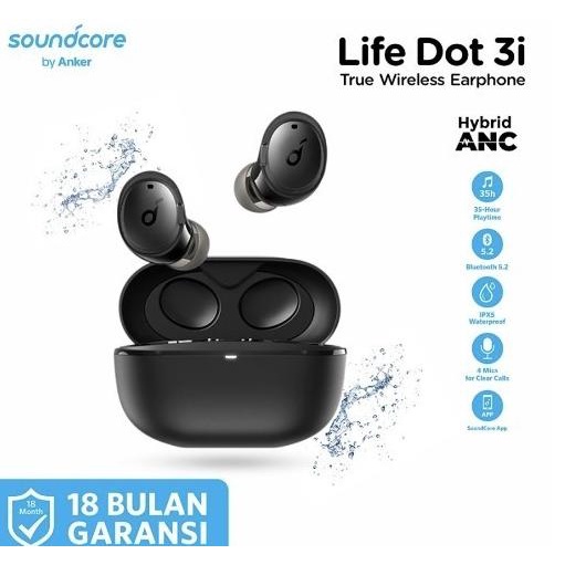 Ready Anker Soundcore Life Dot 3I Tws Earphone Bluetooth Hybrid Anc A3982 Terbaik