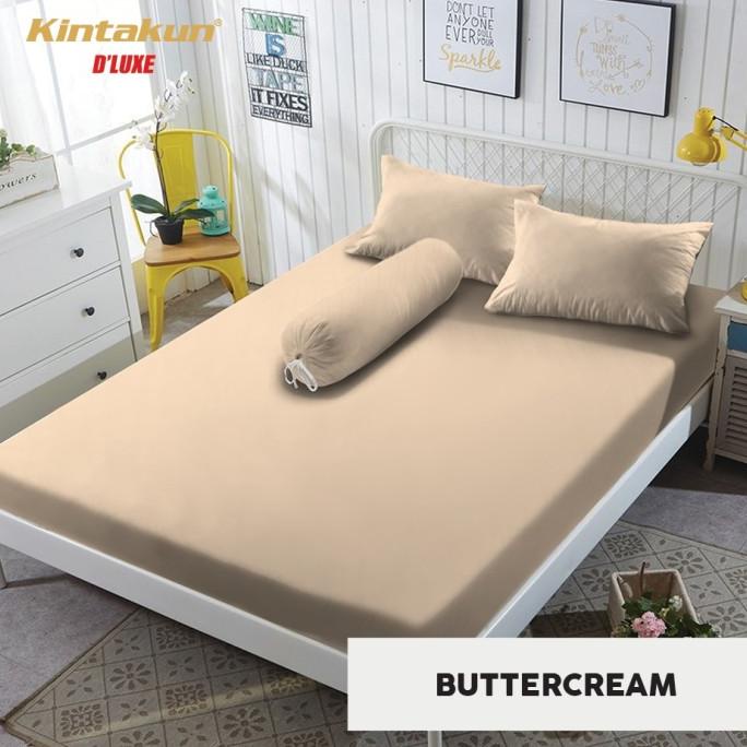 Sprei 160x200 TINGGI 30 cm Kintakun Limited Polos Edition