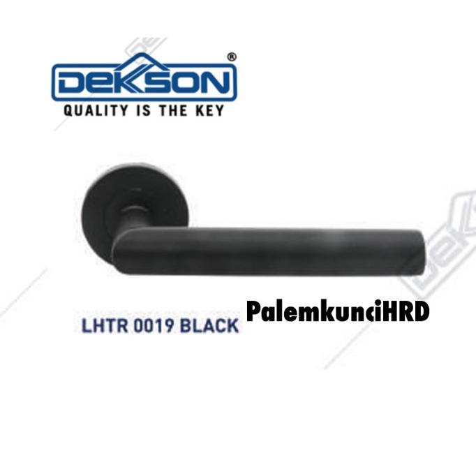 Lever Handle Dekson Lhtr 0019 Black Matt Handle Pintu Dekkson Hitam