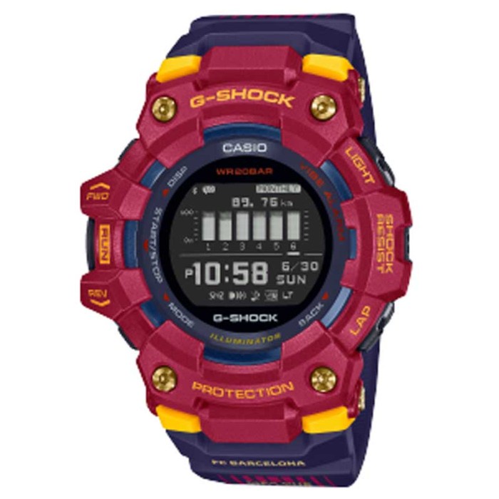 ✨New Ori Casio Original G-Shock Gbd-100Bar-4 Gbd 100Bar 4 100Bar Gbd100 Pria La Terbaru