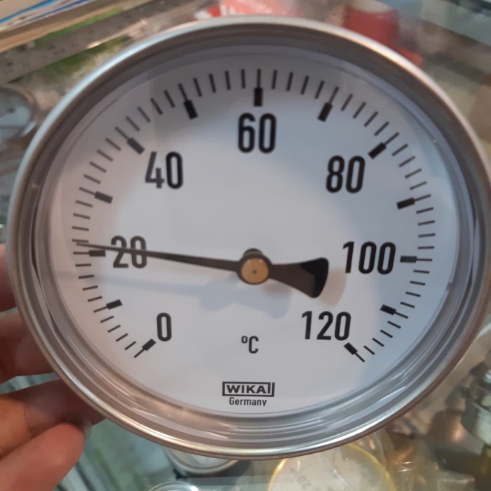 ✅Ready Wika Pressure Gauge Wika Thermometer 4Inchi Payung Terbatas