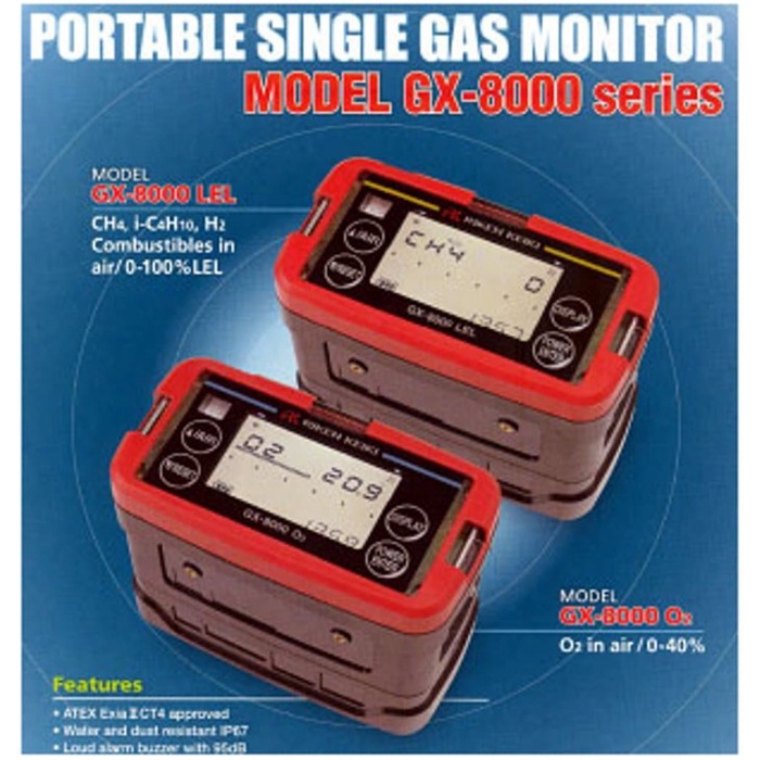 ✅Ready Gas Detector Gx 8000 Single Gas Terbaru