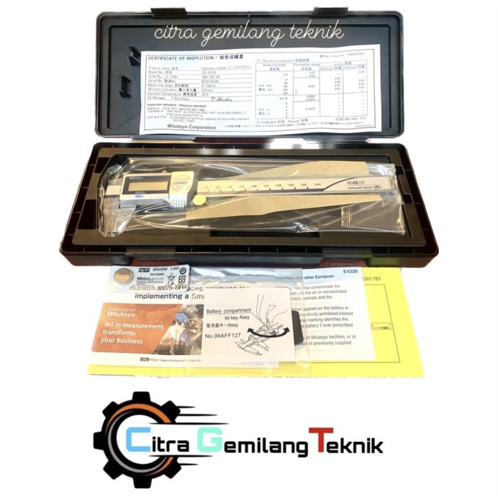 ✅Ready Mitutoyo Digimatic Caliper 500-702-20/ Mitutoyo/ Original/ Sigmat Terbaru