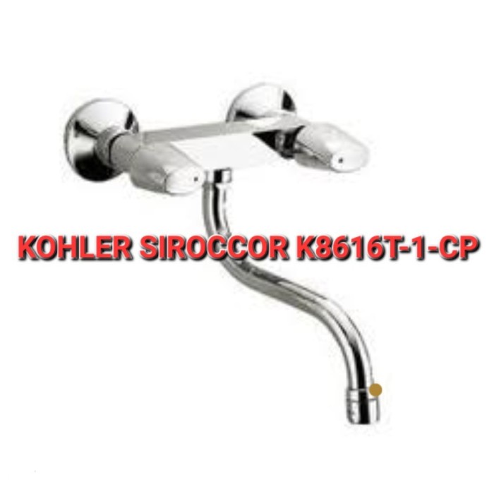 ✅Ori Kohler Kran Sing Tembok PanasDingin K8616T-1-Cp Sesuai Iklan Terbaru
