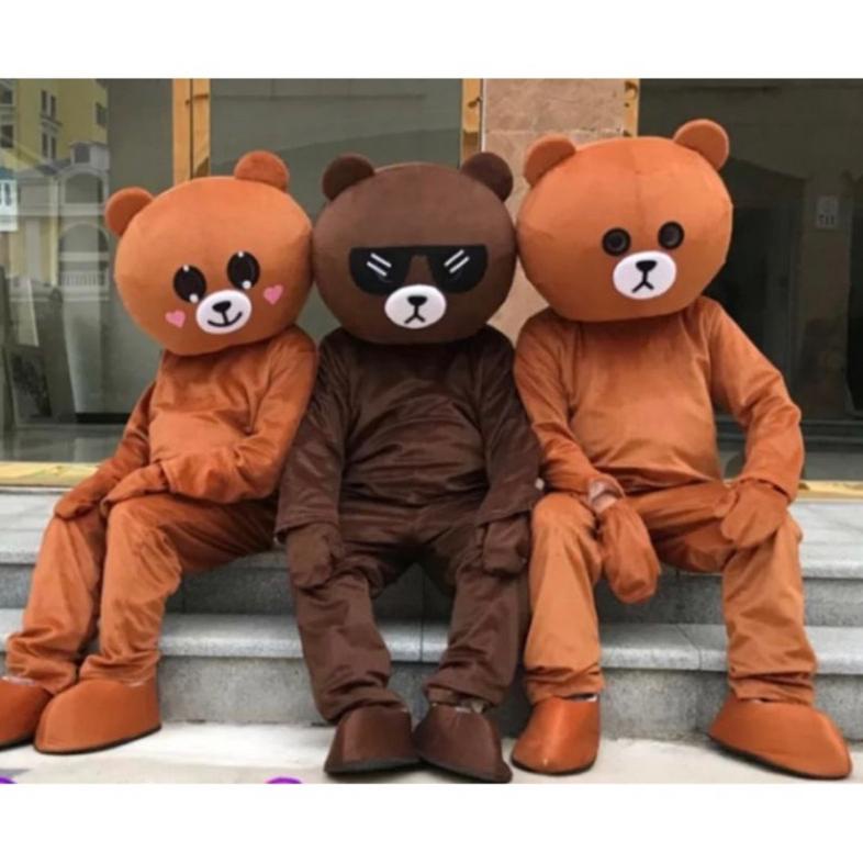 READY Kostum Badut Karakter Beruang Line MURAH