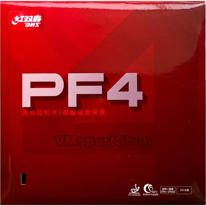 DHS PF4 40+ - Karet Rubber Bet Bat Pingpong Tenis Meja PF-4