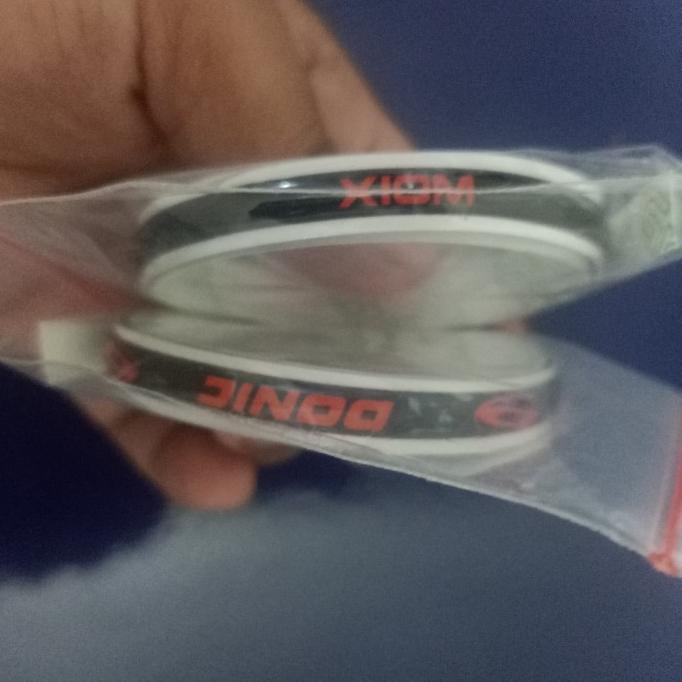 side tape butterfly donic xiom stiker timbul resin lentur