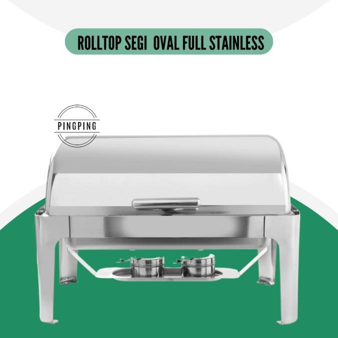 PROMO Chafing Dish/Roll Top Oval / Bulat / Pemanas Makanan Termurah