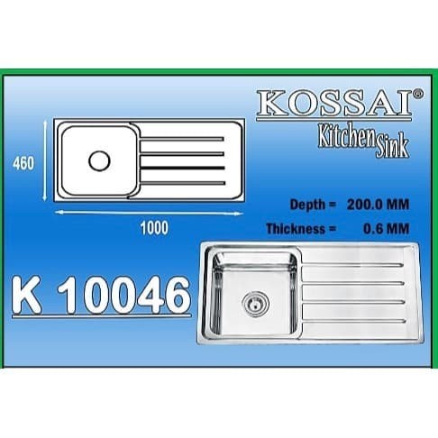 [Baru] Kitchen Sink Kossai 10046 Berkualitas