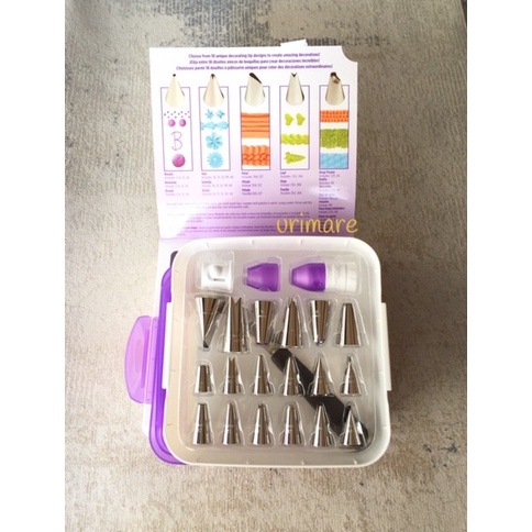 

[Baru] Wilton Deluxe Decorating Tip Set 46Pc Diskon