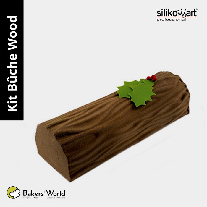 

[Baru] Cetakan Silikon - Silikomart - Kit Bûche Wood 01 Terbatas