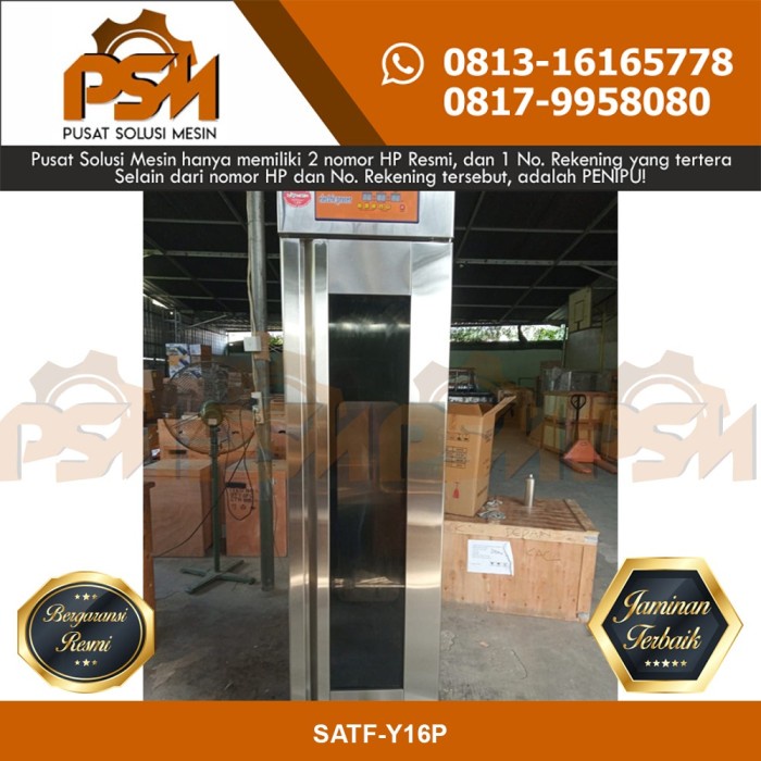 

[Baru] Proofer 16 Tray/16 Loyang Starfood / Pengembang Adonan Roti Satf-Y16P Terbaru