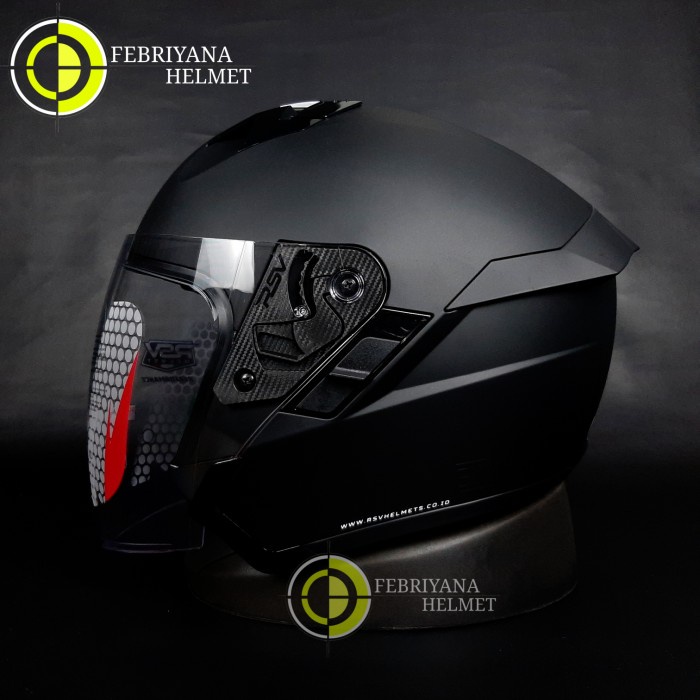 ✨Termurah Helm Rsv Sv300 Solid Black Doff  Rsv Helm Sv300 Solid Limited