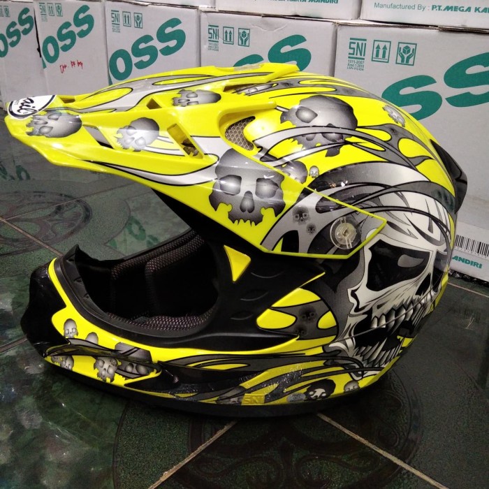 ✨Termurah Helm Snail Cross Mx309 Motif Diskon