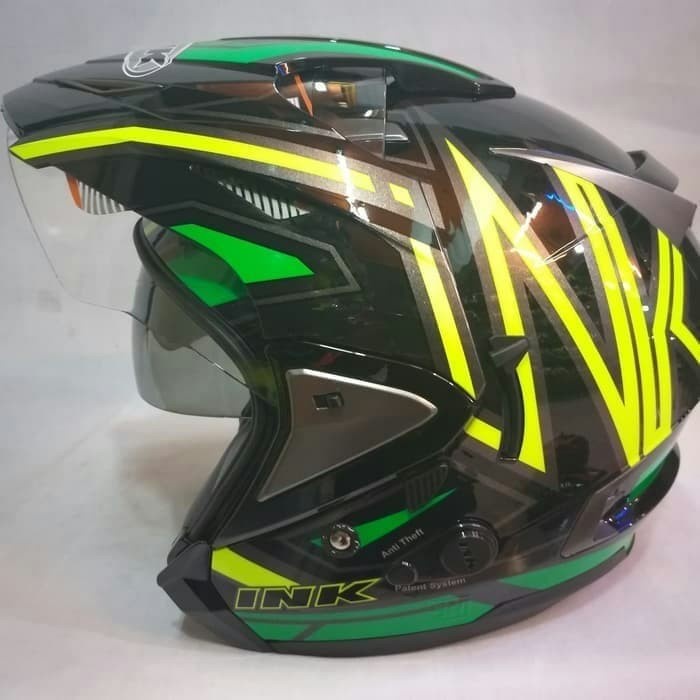 ✨Termurah Helm Ink Tmax Black Yellow Green Fluo T-Max T Max #1 Terbatas