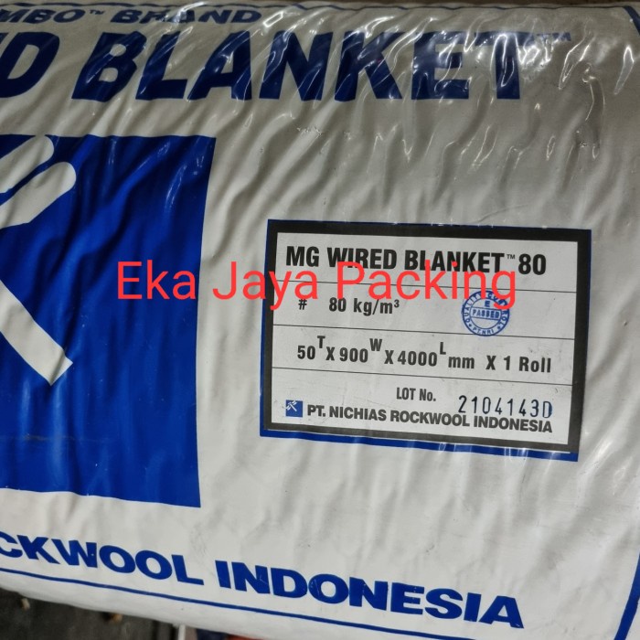 ✨Sale Rockwool Tombo Wire Blanket 50Mm  Ada Kawat Density 80 Kg  Diskon